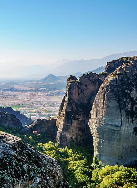 Landscape of Meteora, Thessaly, Greece