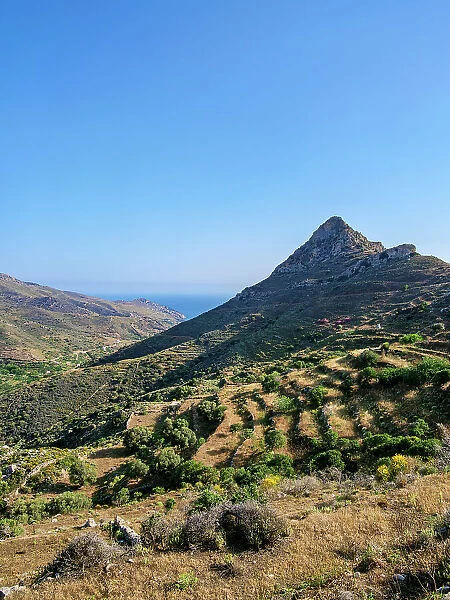 Landscape of Naxos Island, Cyclades, Greece