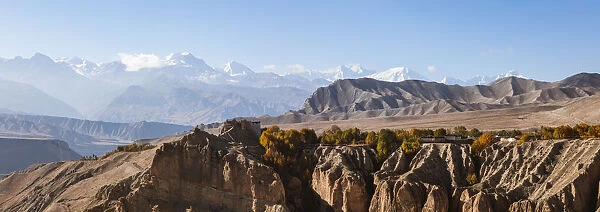 Landscape near Charang, Upper Mustang region, Nepal
