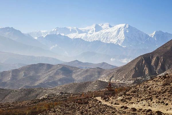 Landscape near Ghami, Upper Mustang region, Nepal