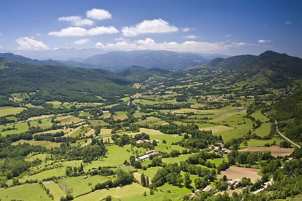 Landscape near Roquefixade, Ariege, Midi-Pyrenees, France