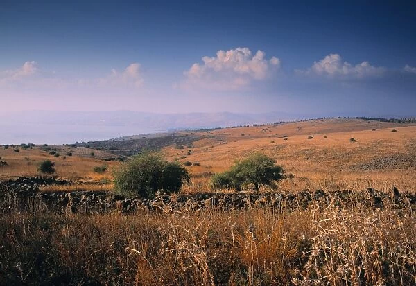 Landscape above Sea of Galillee