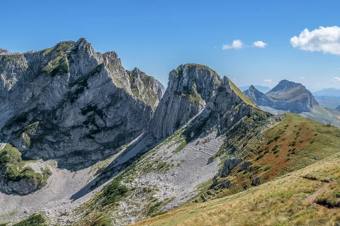 Framed Print : Landscape seen from the ascent to Prutas mountain, Durmitor National Park, Zabljak, Montenegro Framed Print : Landscape seen from the ascent to Prutas mountain, Durmitor National Park, Zabljak, Montenegro