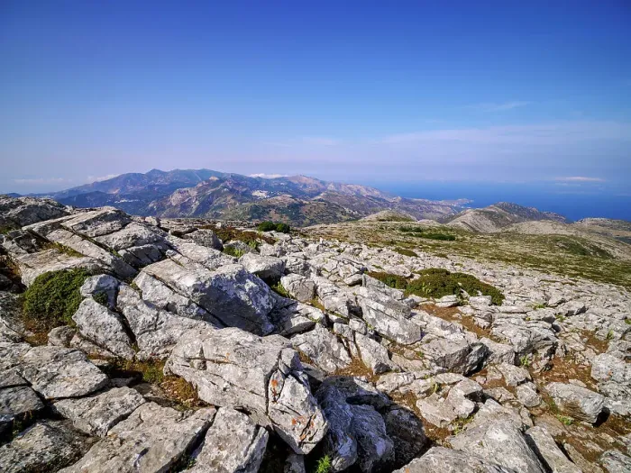 Framed Print : Landscape seen from the peak of Mount Zas or Zeus, Naxos Island, Cyclades, Greece Framed Print : Landscape seen from the peak of Mount Zas or Zeus, Naxos Island, Cyclades, Greece