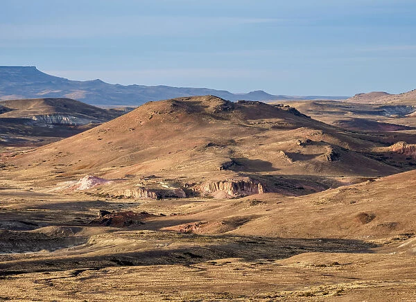 Landscape seen from Ruta 40 near Perito Moreno Town, Santa Cruz Province, Patagonia