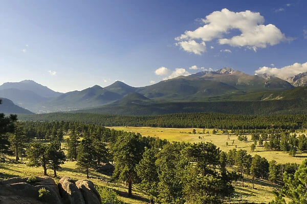 Landscape along Trail Ridge Road, Rocky Mountain National Park, Estes Park, Colorado, USA