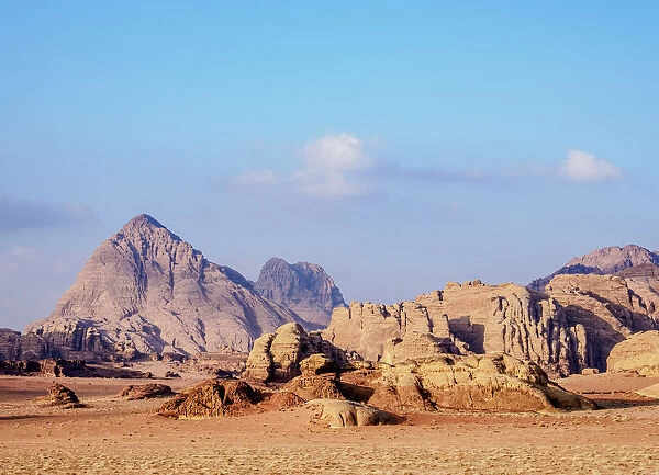 Landscape of Wadi Rum, Aqaba Governorate, Jordan