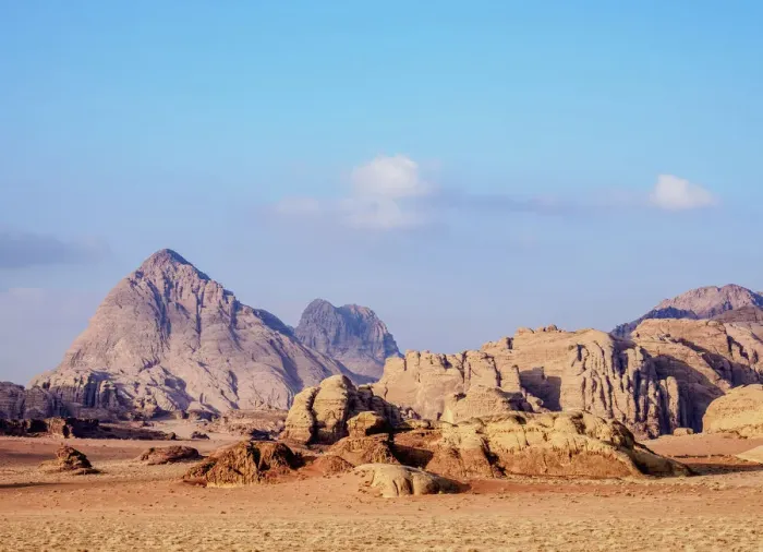 Framed Print : Landscape of Wadi Rum, Aqaba Governorate, Jordan Framed Print : Landscape of Wadi Rum, Aqaba Governorate, Jordan