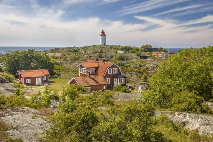 Framed Print : Landsort Fyr lighthouse on the archipelago island of A-ja, Stockholm County, Sweden Framed Print : Landsort Fyr lighthouse on the archipelago island of A-ja, Stockholm County, Sweden