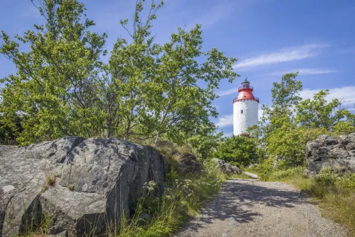 Framed Print : Landsort Fyr lighthouse on the archipelago island of Oja, Stockholm County Framed Print : Landsort Fyr lighthouse on the archipelago island of Oja, Stockholm County