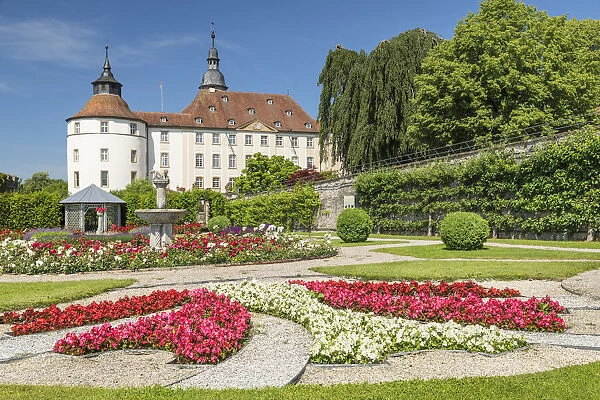 Langenburg Castle, Langenburg, Jagsttal Valley, Hohenlohe, Baden-Wurttemberg, Germany