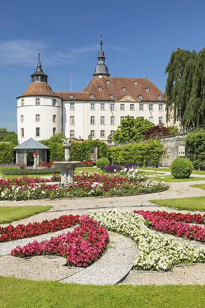 Langenburg Castle, Langenburg, Jagsttal Valley, Hohenlohe, Baden-Wurttemberg, Germany