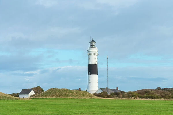 Langer Christian lighthouse and golf course, Kampen, Sylt, Nordfriesland, Schleswig-Holstein, Germany