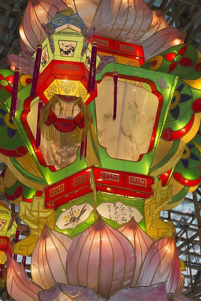 Lantern at Wishing Tree Festival at Chinese New Year, Tai Po, New Territories, Hong Kong