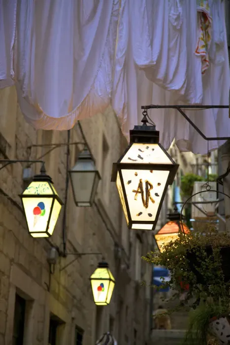 Framed Print : Lanterns, Dubrovnik, Dalmatia, Croatia Framed Print : Lanterns, Dubrovnik, Dalmatia, Croatia
