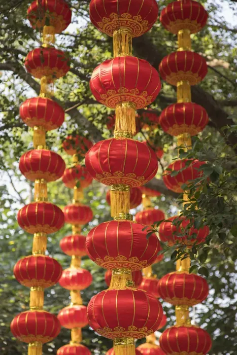 Framed Print : Lanterns in Lizhi Park, Shenzhen, Guangdong, China Framed Print : Lanterns in Lizhi Park, Shenzhen, Guangdong, China