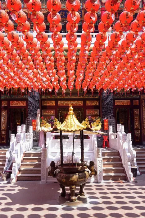 Framed Print : Lanterns at Sanfong Temple, Kaohsiung, Taiwan Framed Print : Lanterns at Sanfong Temple, Kaohsiung, Taiwan