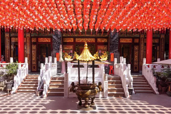 Framed Print : Lanterns at Sanfong Temple, Kaohsiung, Taiwan Framed Print : Lanterns at Sanfong Temple, Kaohsiung, Taiwan