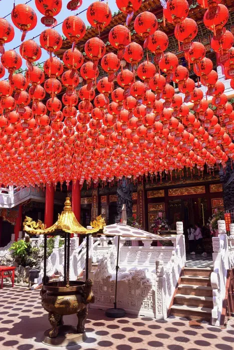 Framed Print : Lanterns at Sanfong Temple, Kaohsiung, Taiwan Framed Print : Lanterns at Sanfong Temple, Kaohsiung, Taiwan