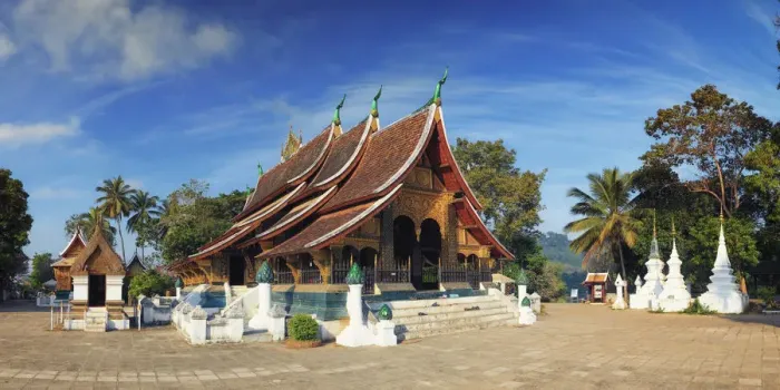 Framed Print : Laos, Luang Prabang (UNESCO Site), Wat Xieng Thong