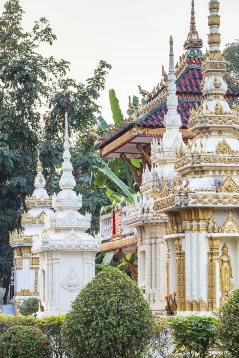 Framed Print : Laos, Vientiane, Wat Si Saket, Vientianes oldest temple