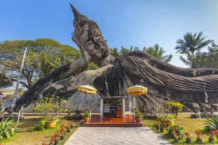 Framed Print : Laos, Vientiane, Xieng Khuan Buddha Park, statues of religious figures Framed Print : Laos, Vientiane, Xieng Khuan Buddha Park, statues of religious figures