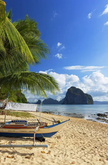Framed Print : Las Cabanas beach, El Nido, Bacuit Bay, Palawan, Philippines Framed Print : Las Cabanas beach, El Nido, Bacuit Bay, Palawan, Philippines