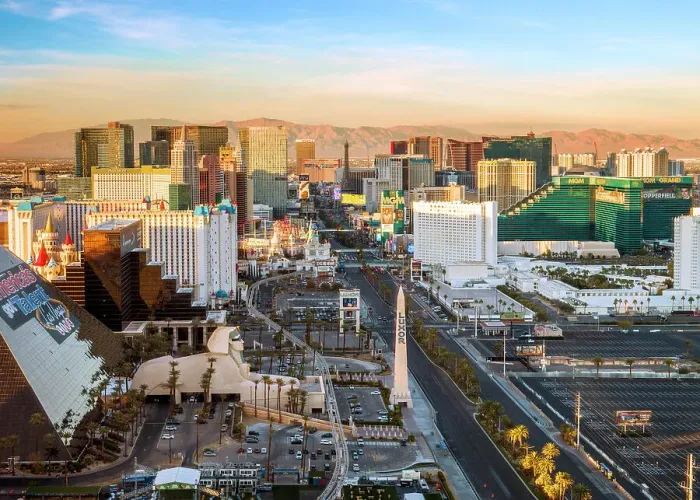 Framed Print : Las Vegas Strip View, Skyline, sunset Las Vegas, Nevada, USA Framed Print : Las Vegas Strip View, Skyline, sunset Las Vegas, Nevada, USA