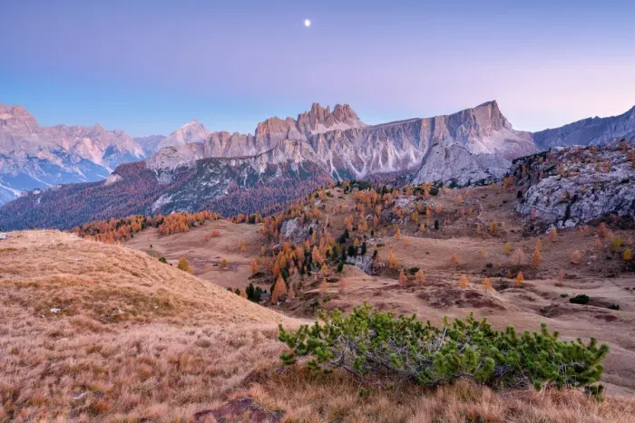 Framed Print : Lastoi de Formin at the blue hour, Cortina d Ampezzo, Veneto, Italy