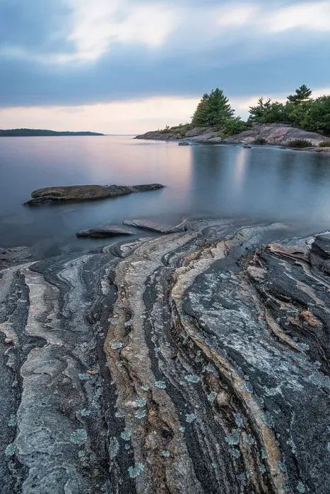 Framed Print : Late day light on the granite coast of Georgian Bay near Parry Sound, Ontario, Canada Framed Print : Late day light on the granite coast of Georgian Bay near Parry Sound, Ontario, Canada