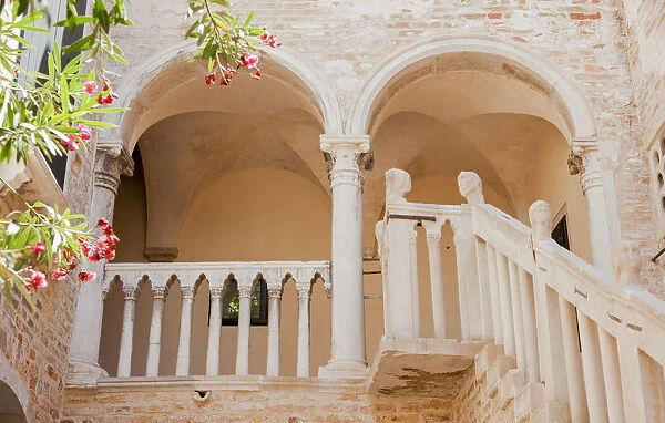 Late Gothic palace Soranzo van Axel in the Cannaregio district, Venice, Veneto, Italy