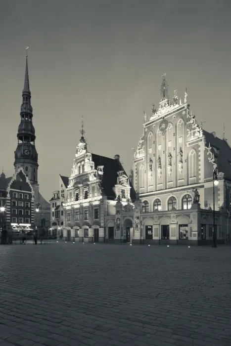 Framed Print : Latvia, Riga, Old Riga, Blackheads House, b Framed Print : Latvia, Riga, Old Riga, Blackheads House, b