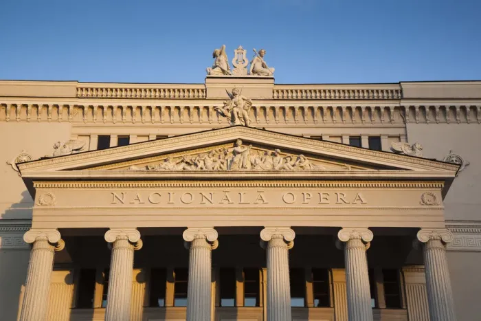 Framed Print : Latvia, Riga, Old Riga, Latvian National Opera, exterior, sunset Framed Print : Latvia, Riga, Old Riga, Latvian National Opera, exterior, sunset