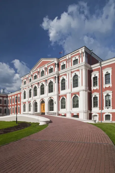 Framed Print : Latvia, Southern Latvia, Zemgale Region, Jelgava, Jelgava Palace, exterior