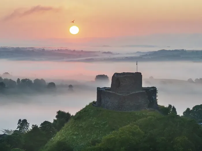 Framed Print : Launceston Castle at dawn on a misty summer morning, Launceston, Cornwall, England. Summer (July) 2024 Framed Print : Launceston Castle at dawn on a misty summer morning, Launceston, Cornwall, England. Summer (July) 2024