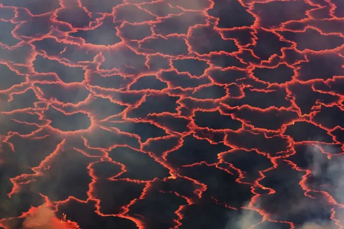 Framed Print : Lava lake Nyiragongo with glowing lava meltings - Congo, Democratic Republic, North Kivu Framed Print : Lava lake Nyiragongo with glowing lava meltings - Congo, Democratic Republic, North Kivu