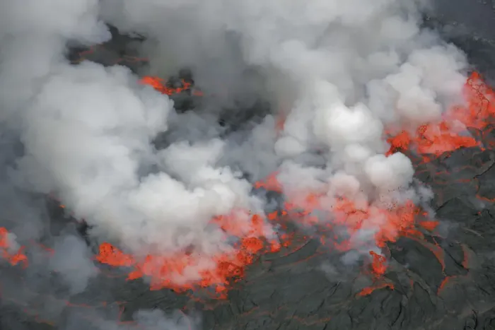 Framed Print : Lava lake Nyiragongo with lava meltings and fountains - Congo, Democratic Republic Framed Print : Lava lake Nyiragongo with lava meltings and fountains - Congo, Democratic Republic