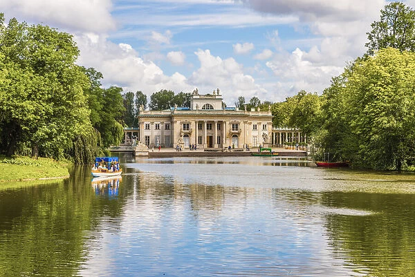 Lazienki Palace, Lazienki Park, Warsaw, Poland, Europe