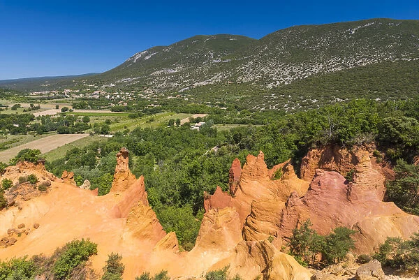 Le Colorado Provencal de Rustrel, Provence, France