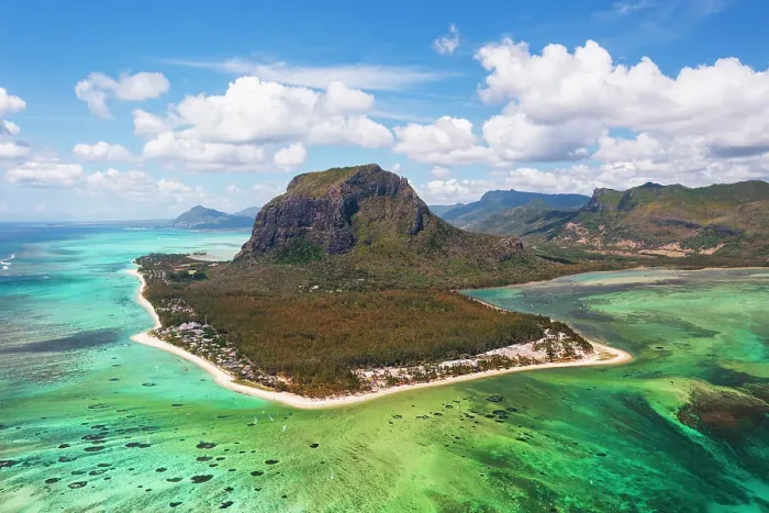 Framed Print : Le Morne Brabant Peninsula, Black River (Riviere Noire), West Coast, Mauritius Framed Print : Le Morne Brabant Peninsula, Black River (Riviere Noire), West Coast, Mauritius