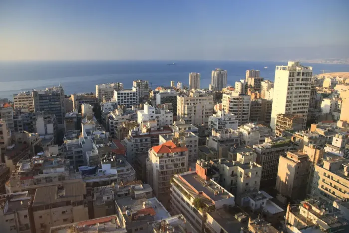 Framed Print : Lebanon, Beirut, aerial view Framed Print : Lebanon, Beirut, aerial view