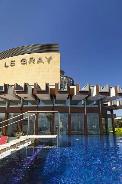 Lebanon, Beirut. The swimming pool at the Le Gray Hotel