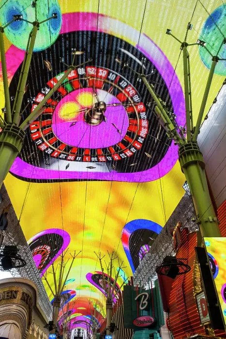 Framed Print : LED canopy over Fremont Street, Downtown, Las Vegas, Nevada, USA Framed Print : LED canopy over Fremont Street, Downtown, Las Vegas, Nevada, USA