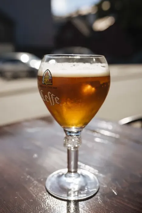 Framed Print : Leffe Beer, Old Town, Tallinn, Estonia, Europe