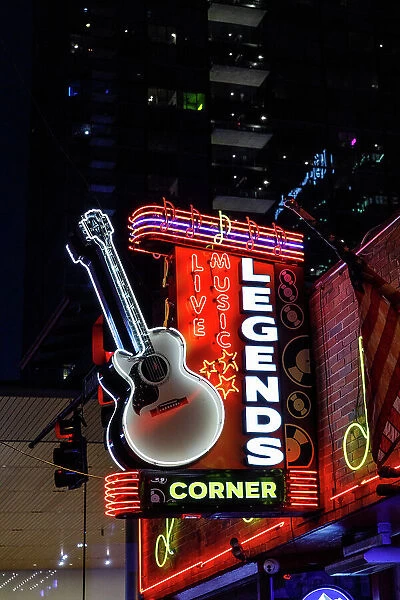 Legends Corner, Broadway, Nashville, Tennessee, USA