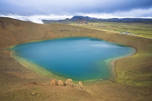 Leirhnjukur Crater, Krafla Volcano Caldera, Iceland