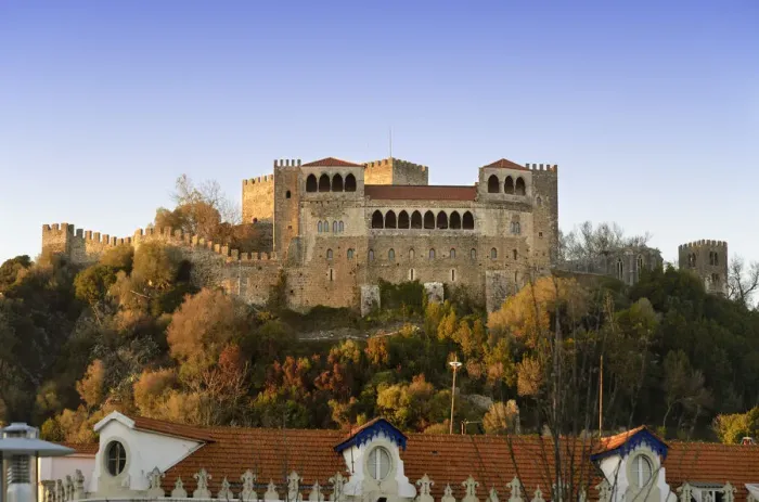 Framed Print : Leiria castle dating back to the 12th century. Portugal Framed Print : Leiria castle dating back to the 12th century. Portugal