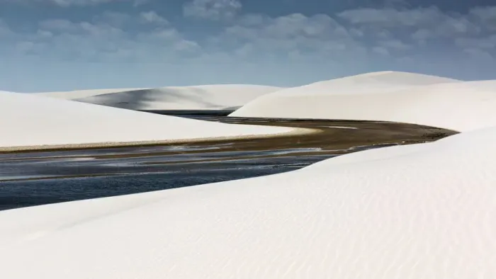Framed Print : Lencois Maranhenses near Barreirinhas. Maranhao, Brazil, South America