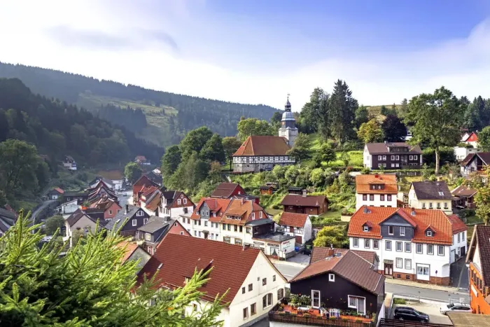 Framed Print : Lerbach, Harz Mountains, Saxony-Anhalt, Germany Framed Print : Lerbach, Harz Mountains, Saxony-Anhalt, Germany