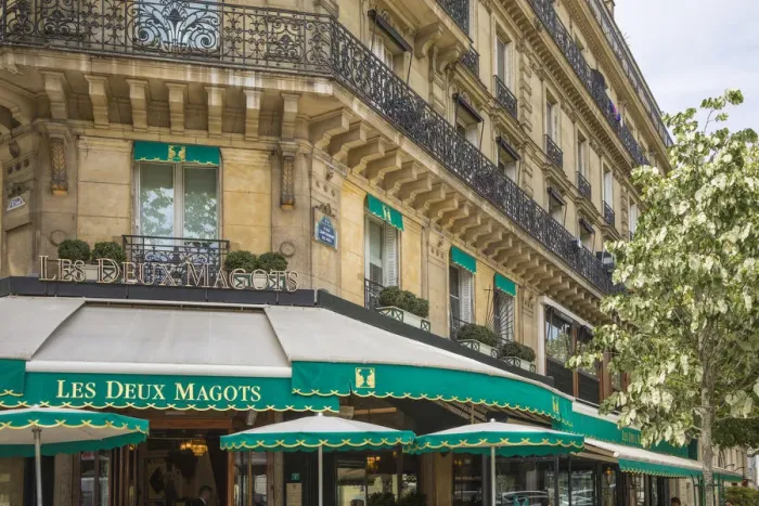 Framed Print : Les Deux Magots, Boulevard St Germain, Rive Gauche, Paris, France Framed Print : Les Deux Magots, Boulevard St Germain, Rive Gauche, Paris, France